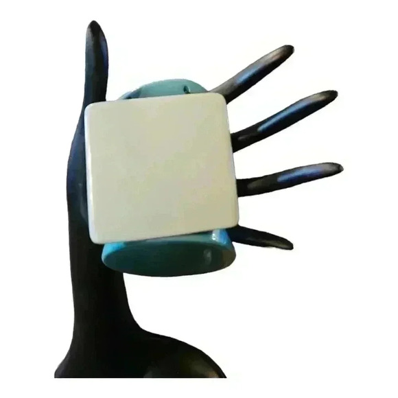 kate spade geometric Elastic Statement Piece Bracelet - Picture 2 of 5